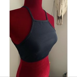 Electric&rose crop top